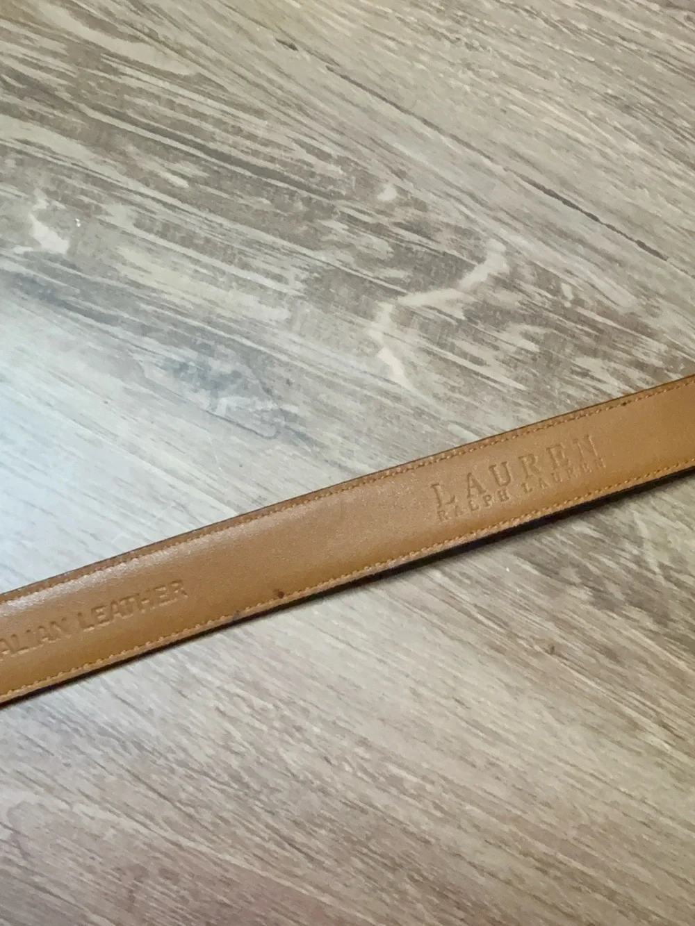 Vintage Lauren Ralph Lauren Reversible Leather Belt Black Tan XL